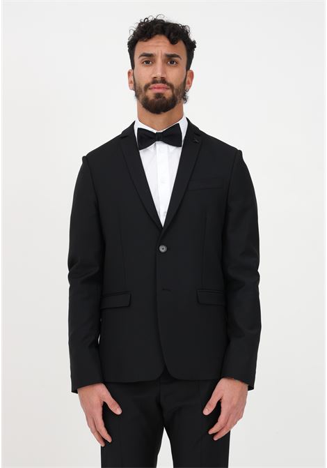Elegant black jacket for men PATRIZIA PEPE | 5SA652/A1WKK102
